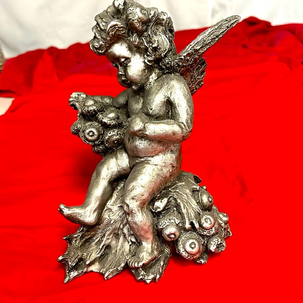 Silver Angle Antique Look